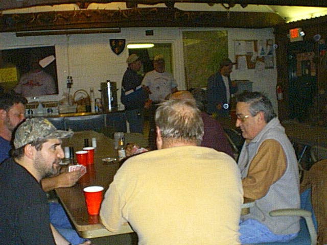 Poppa Nitsch playing Pinochle