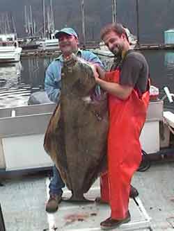 Dick Green, 140 lb Halibut