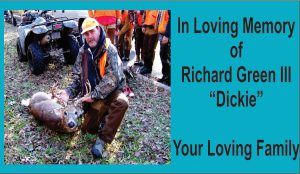 In Memory of Richard Green III “Dickie”